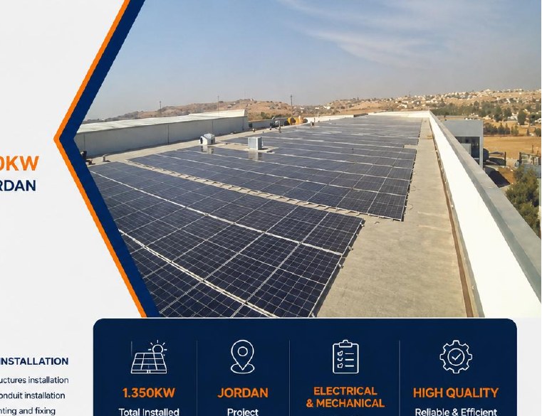 Steel factory rooftop solar project